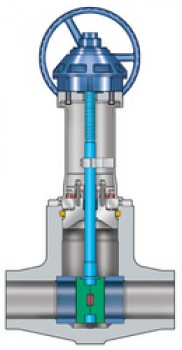 Pressure seal parallel slide gate valves