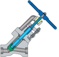 Forged Inclined globe valves API 602