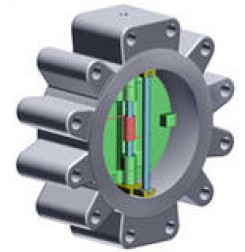 Solid Lug type, dual plate check valves