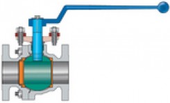 Cast split-body flanged ball valves