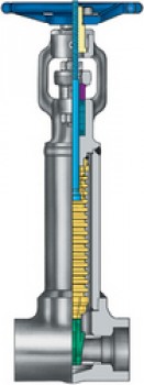 Bellows seal gate valves